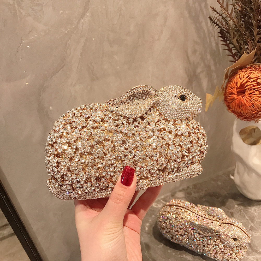 Luxury Bags Cute - Luksusowa, urocza metalowa torebka w kształcie