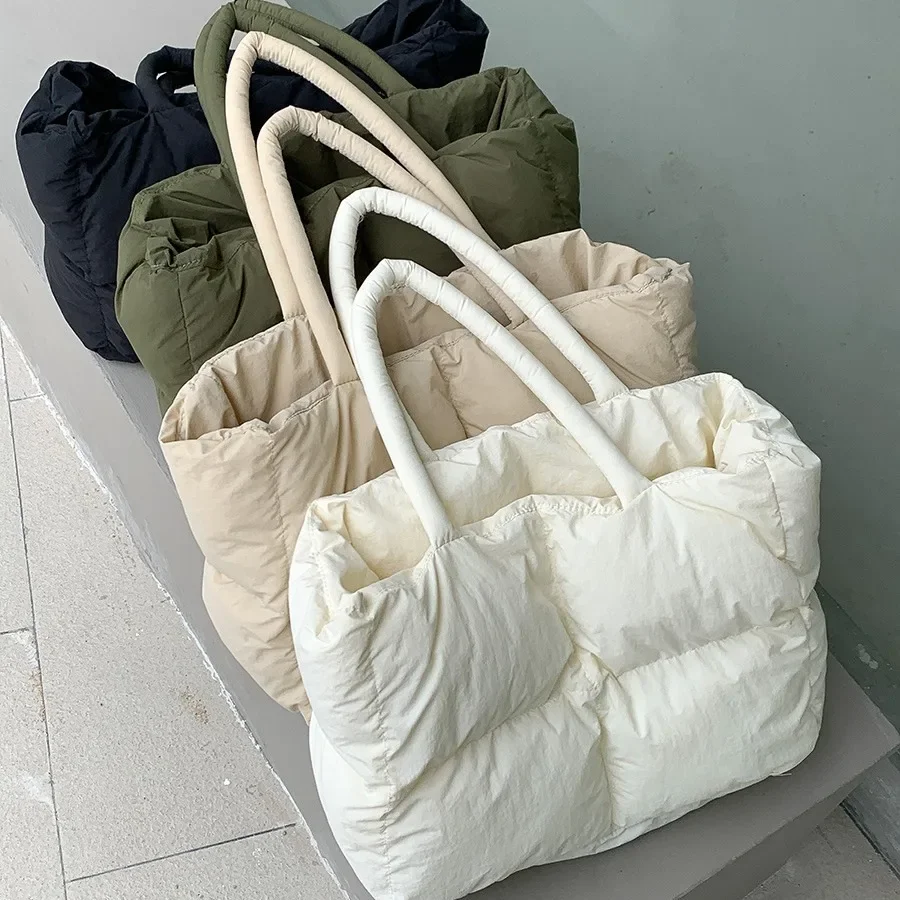 Wyściełana bawełną duża pikowa – Luxury Bags Tote recenzja i cena
